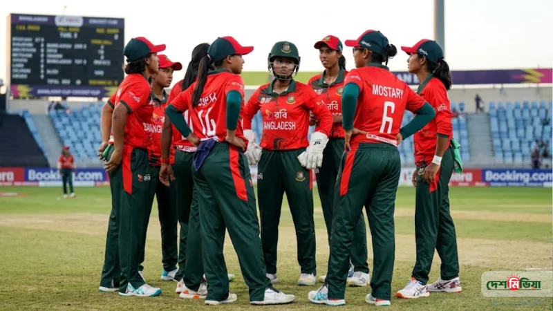বৃষ্টিতে ম্যাচ হলো না, র‍্যাঙ্কিংয়ের সুবিধায় সেমিফাইনালে বাংলাদেশ