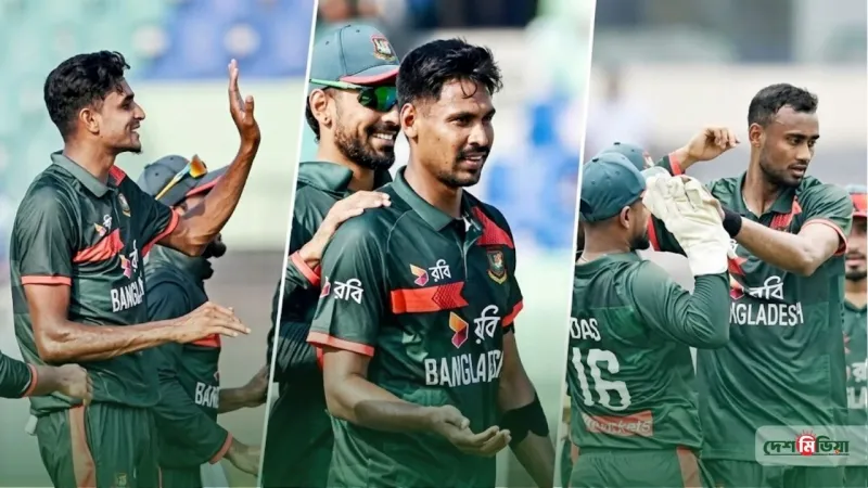 আইসিসি র‍্যাঙ্কিংয়ে টাইগারদের রাজত্ব: কিউইদের উড়িয়ে তিন পেসারের অভাবনীয় উন্নতি