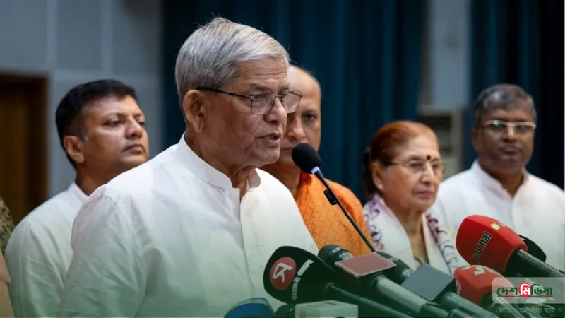 একাত্তর ও চব্বিশের চেতনাকে ধারণ করেই অসাম্প্রদায়িক বাংলাদেশ গড়বে বিএনপি: মির্জা ফখরুল