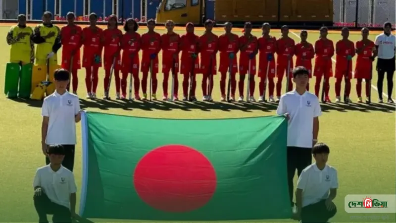চীনের বিপক্ষে বাংলাদেশের মেয়েদের গোলবন্যা