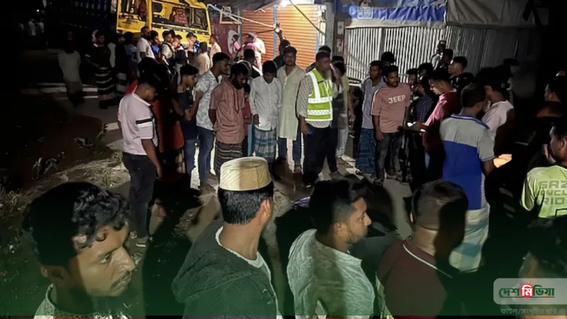 ৭ জনকে ধাক্কা দিয়ে পালানোর চেষ্টা, ক্ষুব্ধ জনতার রোষানলে ট্রাকচালক