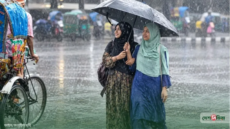 ২৫ জেলায় তাপদাহের মাঝেই ভারি বৃষ্টির পূর্বাভাস: স্বস্তি ফিরবে কোন অঞ্চলে?