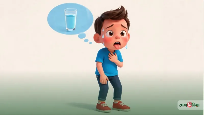 তৃষ্ণা পাওয়ার আগেই সাবধান! পানিশূন্যতার আড়ালে লুকিয়ে আছে বড় স্বাস্থ্যঝুঁকি