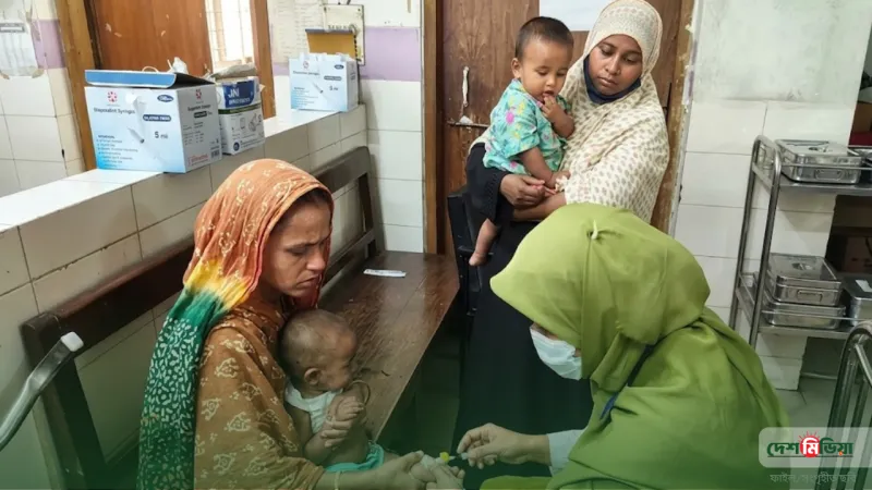 ময়মনসিংহে হামের ভয়াবহ রূপ: ২৪ ঘণ্টায় ৩৬ শিশুর নতুন ভর্তি, বাড়ছে উদ্বেগ