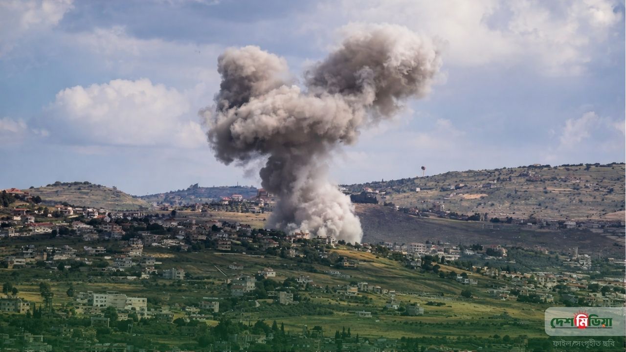 লেবানন-সিরিয়া সীমান্তে ইসরায়েলি ড্রোন হামলা