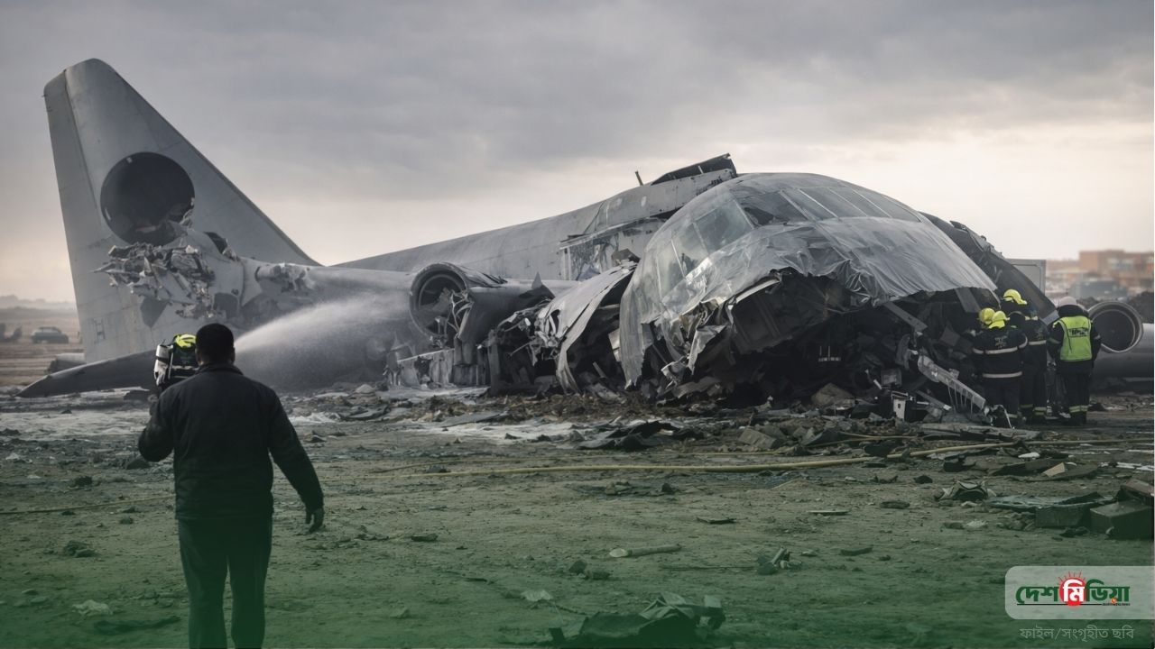 আকাশে টাকার পাহাড় নিয়ে বিধ্বংসী দুর্ঘটনা