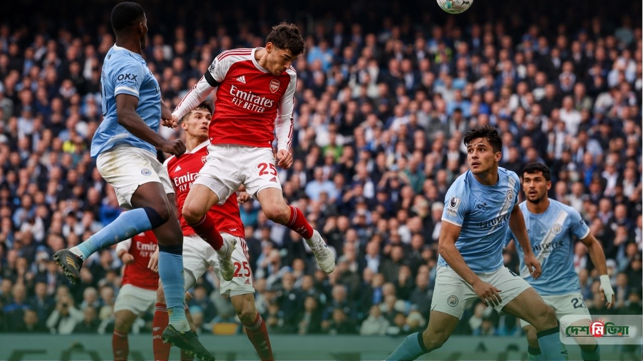 আর্সেনাল না কি সিটি? পয়েন্ট সমান হলে কার হাতে উঠবে প্রিমিয়ার লিগ ট্রফি?