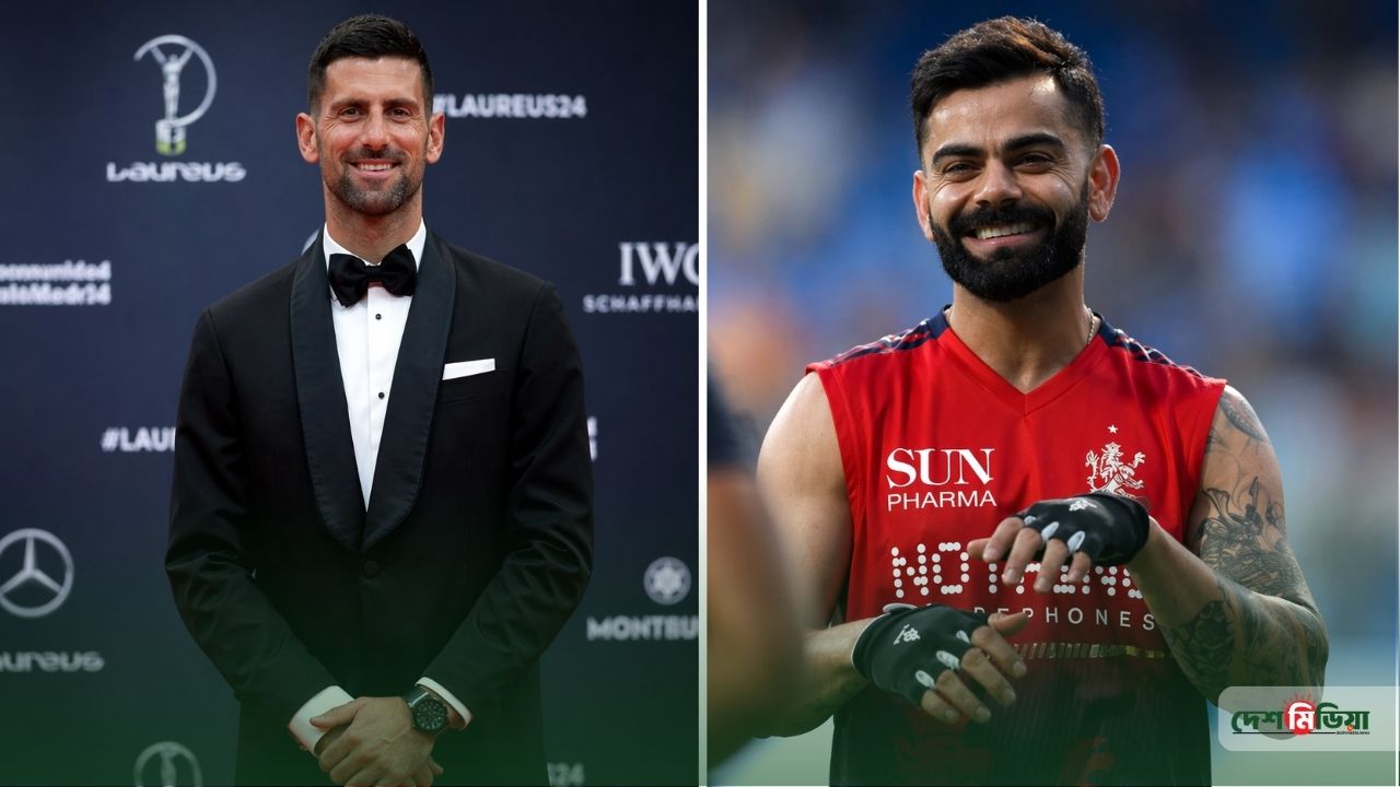 বিরাটের টানেই কি টেনিস ছেড়ে ক্রিকেটে মজেছেন জোকোভিচ? দুই মহাতারকার বন্ধুত্ব নিয়ে চাঞ্চল্যকর তথ্য