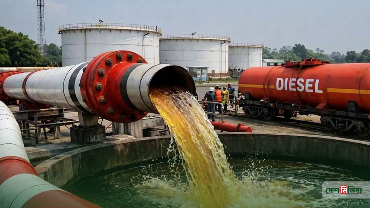 ভারত-বাংলাদেশ ফ্রেন্ডশিপ পাইপলাইন: লক্ষ্যমাত্রা পূরণের পথে এপ্রিলের তৃতীয় চালান